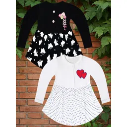 KidzzCart Polka Dot Print Fit & Flare Dress-picture-38