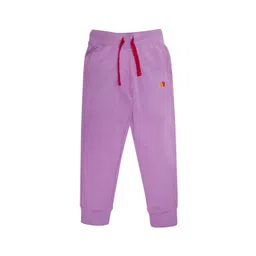 Kiggle Kids Cotton Lavender Mid-Rise Joggers-picture-26