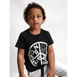 Kiggle Kids Graphic Printed Round Neck Cotton T-shirt-picture-14