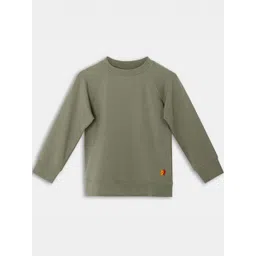 Kiggle Kids Round Neck Long Sleeve Pullover Sweatshirt-picture-12