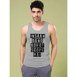 KIK33 Printed Scoop Neck Cotton Gym Vest-picture-18