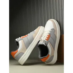 Killer Men Colourblocked Round Toe Lace-Ups Sneakers-picture-18