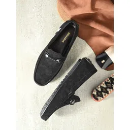 Killer Men Colourblocked Suede Driving Shoes-picture-35