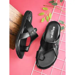 Killer Men Ethnic Leather Comfort Sandals-picture-14