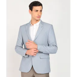 killer Men Self Design Single Breasted Casual Blazer-picture-13