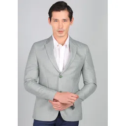 killer Men Self Design Single Breasted Formal Blazer-picture-12