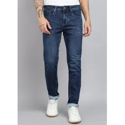 killer Men Slim Mid Rise Blue Jeans-picture-19