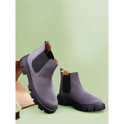 Killer Men Slip On Flatform Heel Chelsea Boots-picture-34