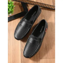 Killer Men Textured Round Toe Lightweight Loafers-picture-19