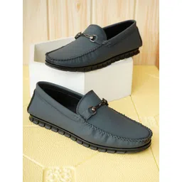 Killer Men Textured Round Toe Slip-On Loafers-picture-35