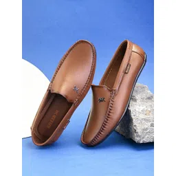 Killer Men Textured Square Toe Lightweight Slip On Loafers-picture-25