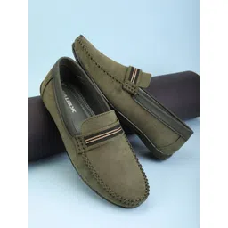 Killer Men Textured Suede Loafers-picture-12