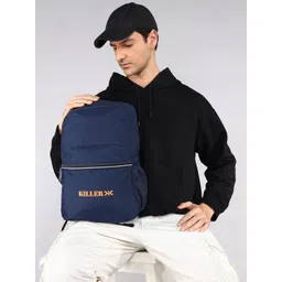 Killer Unisex Brand Logo Printed Backpack with Compression Straps-picture-37