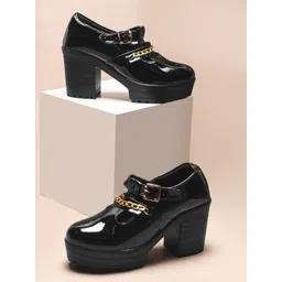 Killer Women Round Toe Block Heel Boots-image-10