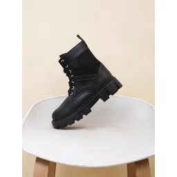 Killer Women Round Toe Lace Up Boots-picture-27