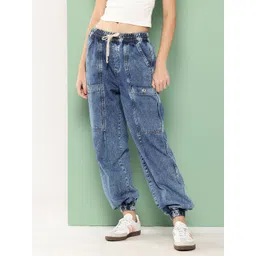 Killer Women Smart Jogger Mid-Rise Light Fade Jeans-image-6