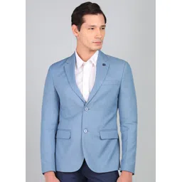 killer Men Self Design Single Breasted Formal Blazer image 1