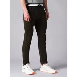 killer Men Solid Olive Track Pants image 3