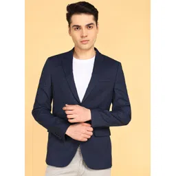 Men Solid Single Breasted Casual Blazer-image-39