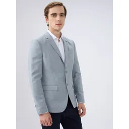 killer Men Solid Single Breasted Casual Blazer image 2