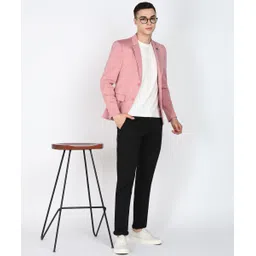 killer Men Solid Single Breasted Casual Blazer image 2