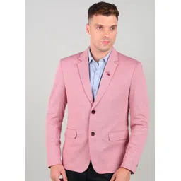 Men Solid Single Breasted Casual Blazer-image-20