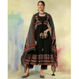 kimayra Cotton Calf Length Printed Kurta Set-picture-25