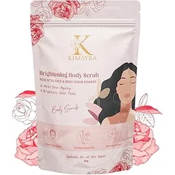 Kimayra Natural Rose Petal Face & Body Scrub Powder/Bathing Scrub Powder For Brightening Skin, Help in Reduce Fine Lines, Wrinkles & Blemishes | Men & Women | All Skin Type– 80gm-picture-11