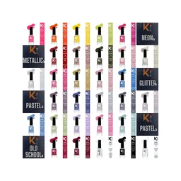 KINDED Long Stay Glossy Finish Nail Polish - 9ml - Pastel Dark Grey 19-image-21