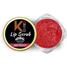 KINDED Lip Sugar Scrub Herbal Natural Essential Oils Exfoliating Balm Polish Scrubber for Men Women Smoked Dry Dark Chapped Lips to Lighten Pigmentation Dead Skin Tan Removal (10 gm) (Beetroot)-picture-54