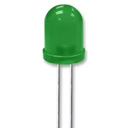 KINGBRIGHT LED, 10 mm, Green, 60Mcd, 568Nm, L-813GD (Pack of 5)-picture-34