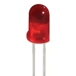 KINGBRIGHT LED, 5 mm, X-Bright Red, 0.6Cd, 640Nm, L-7113SRD-J4 (Pack of 5)-image-1