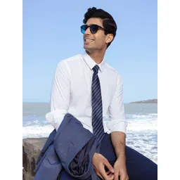 KINGDOM OF WHITE Long Sleeves Cotton Formal Shirt-picture-15