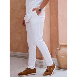 KINGDOM OF WHITE Men Classic Chinos Trousers-picture-17