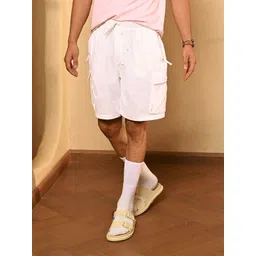 KINGDOM OF WHITE Mens 6 pocket Cargo Stretch Shorts-picture-33