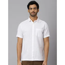 KINGDOM OF WHITE Spread Collar Casual Polycotton Shirt-picture-25