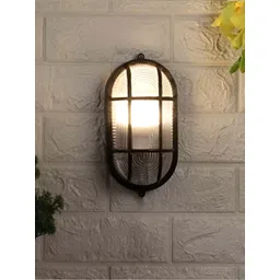 KINIS Black Acrylic Quirky Cylinder Shaped Textured Wall Lamp-picture-17