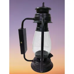 KINIS Black & Transparent Metal Abstract Shaped Wall Lamp-picture-12