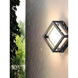 KINIS Black & White Acrylic Quirky Square Shaped Wall Lamp-picture-13