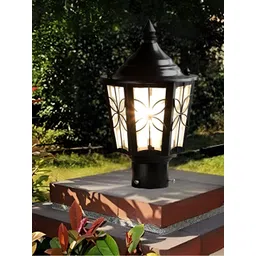 KINIS Black & White Frustum Metal Weatherproof & Rust-Resistant Outdoor Pole Lamp-picture-34