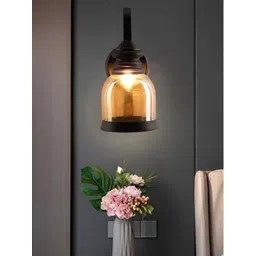 KINIS Black & White Metal Quirky Bell Shaped Wall Lamp-picture-29