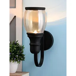 KINIS Black & White Metal Quirky Cylinder Shaped Wall Lamp With Bulb-picture-15