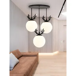 KINIS Black & White Quirky Metal Ceiling Lamp-picture-38