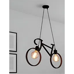 KINIS Black Textured Frustum Shaped Ceiling Lamp-picture-50