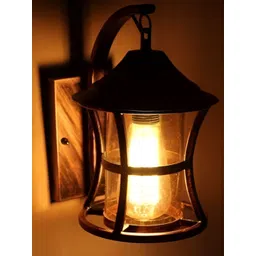 KINIS Copper-Toned Textured Metal Cylinder Shaped Wall Lamp-picture-20