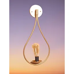 KINIS Gold-Toned Abstract Shaped Metal Wall Lamp-picture-29