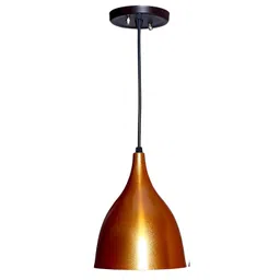 KINIS Gold-Toned & Black Aluminium Bell Shaped Ceiling Lamp-picture-37