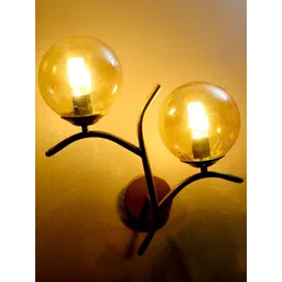KINIS Gold-Toned & Transparent Spherical Shaped Metal Wall Lamp-picture-47