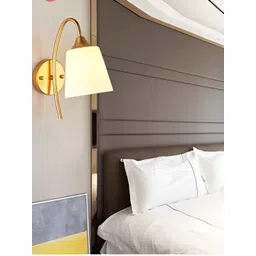 KINIS Gold-Toned & White Metal Quirky Wall Lamp-picture-32