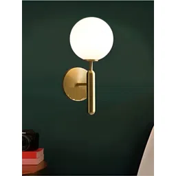KINIS Gold-Toned & White Spherical Shaped Metal Wall Lamp-picture-30